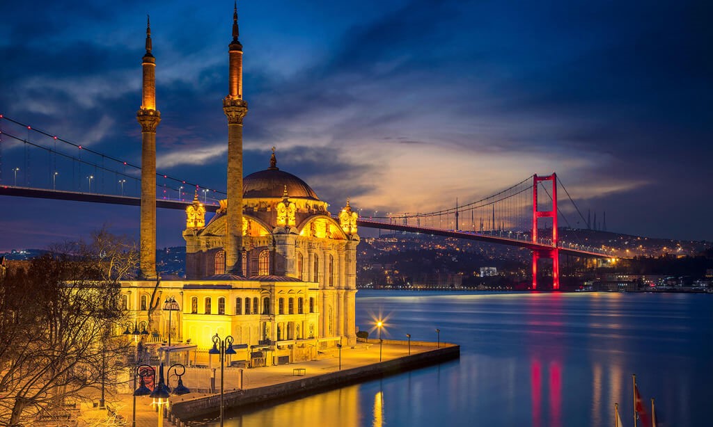 ночная-мечеть-стамбул-мост-галатский-ортакёй