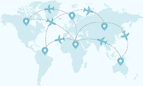 Global uçak rezervasyonu